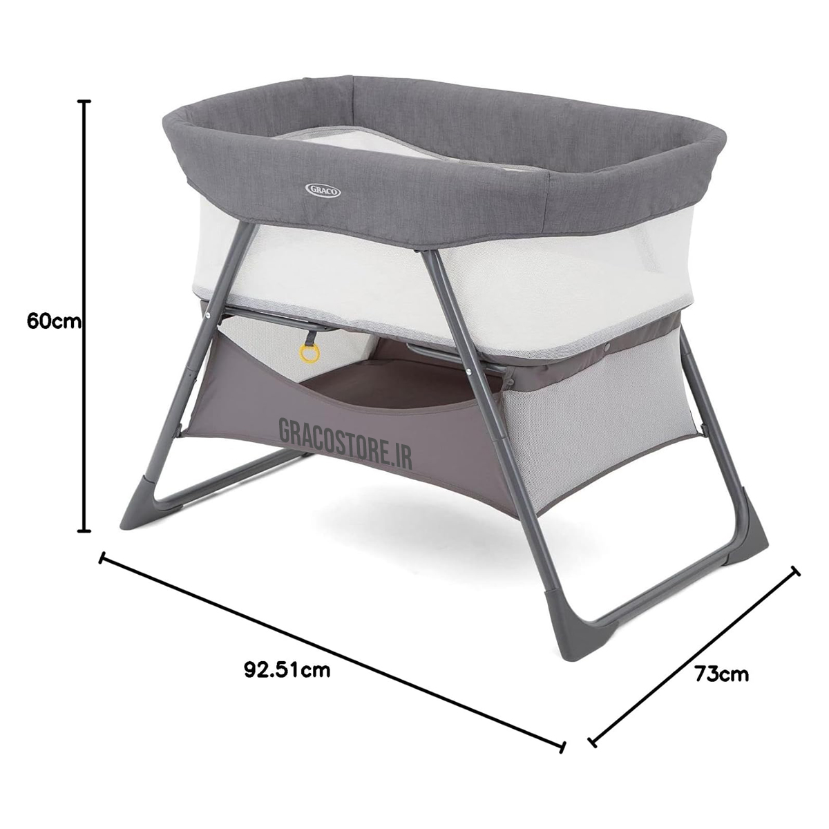 تخت کنار مادر گراکو مدل Side-By-Side Pearl