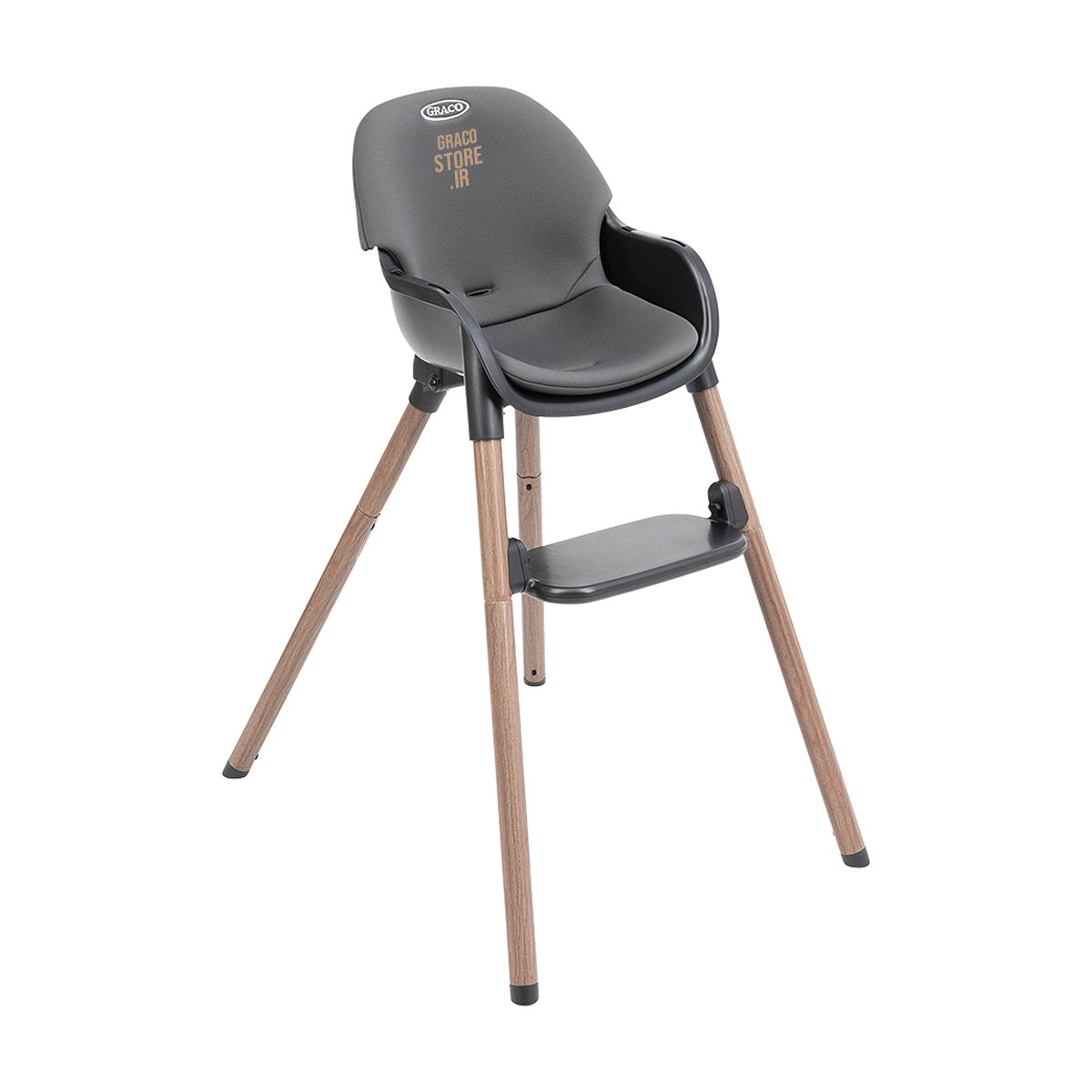 صندلی غذا گراکو مدل Presti Charcoal
